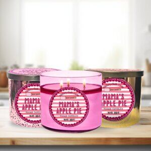 MAMA'S APPLE PIE 3 WICK CANDLE